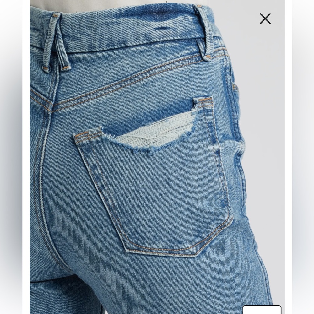 NWT Crossover waist straight leg jeans - Picture 2 of 9